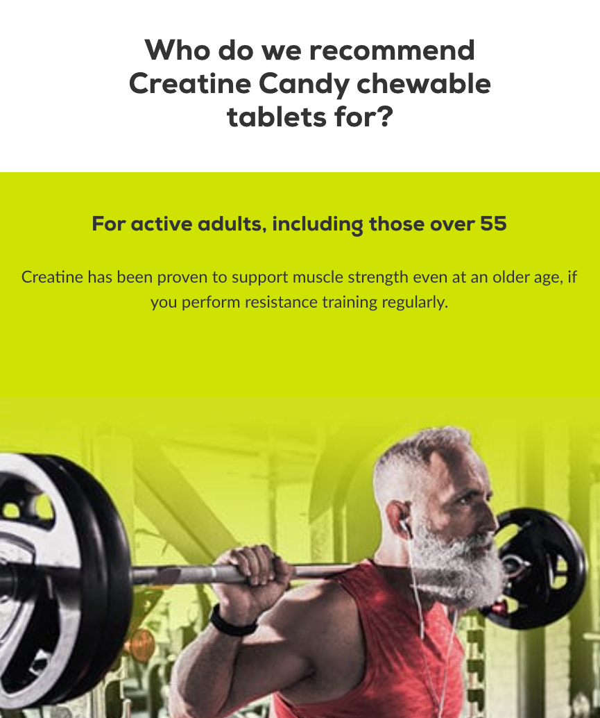 Creatine Candy 240 tbl Red Berry (Aardbei)