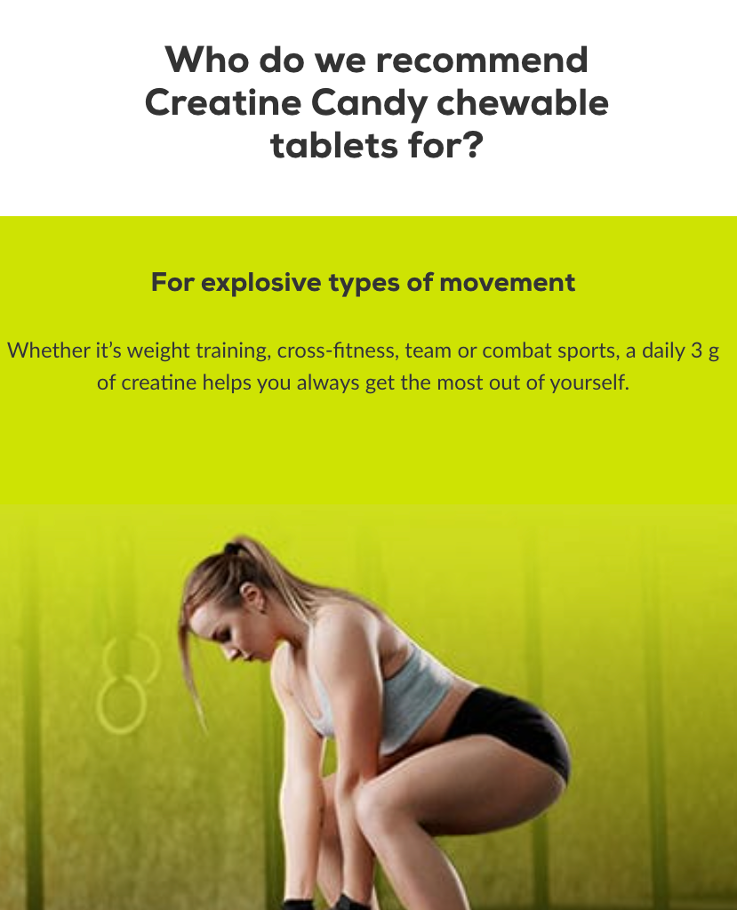 Creatine Candy 240 tbl Red Berry (Aardbei)