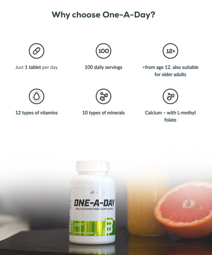 One-A-Day multivitamin - 100 tablets