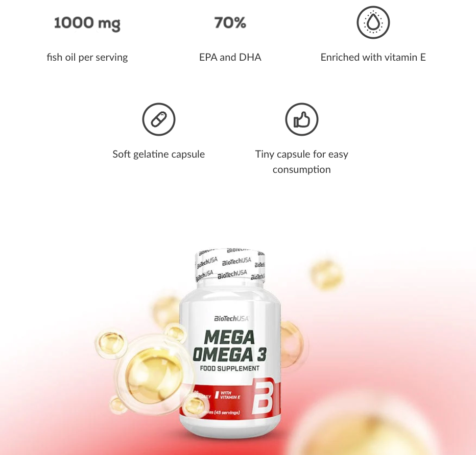 Mega Omega 3 - 90 softgel capsules