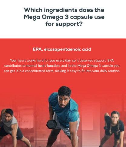 Mega Omega 3 - 90 softgel capsules