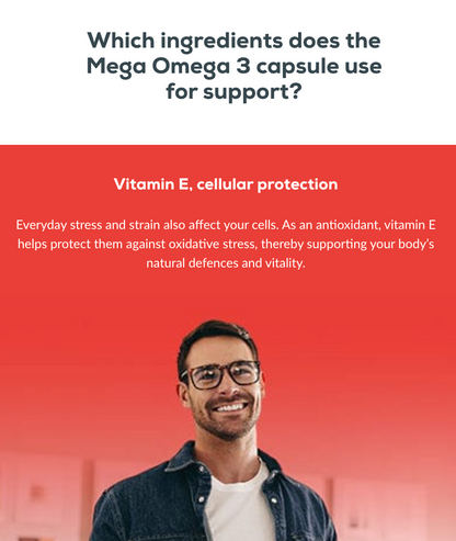 Mega Omega 3 - 90 softgel capsules