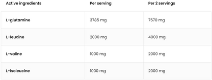 BCAA + Glutamine | 1000 g | Wilde Aardbei-Bosbes | OstroVit