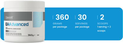 EAAdvanced – EAA + BCAA + elektrolyten, Kiwi, 360 g | OstroVit