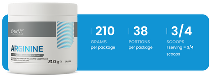 Arginine – 210 g poeder, 3 000 mg per portie | OstroVit