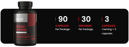 Testo Extreme – 90 capsules, vegan | OstroVit