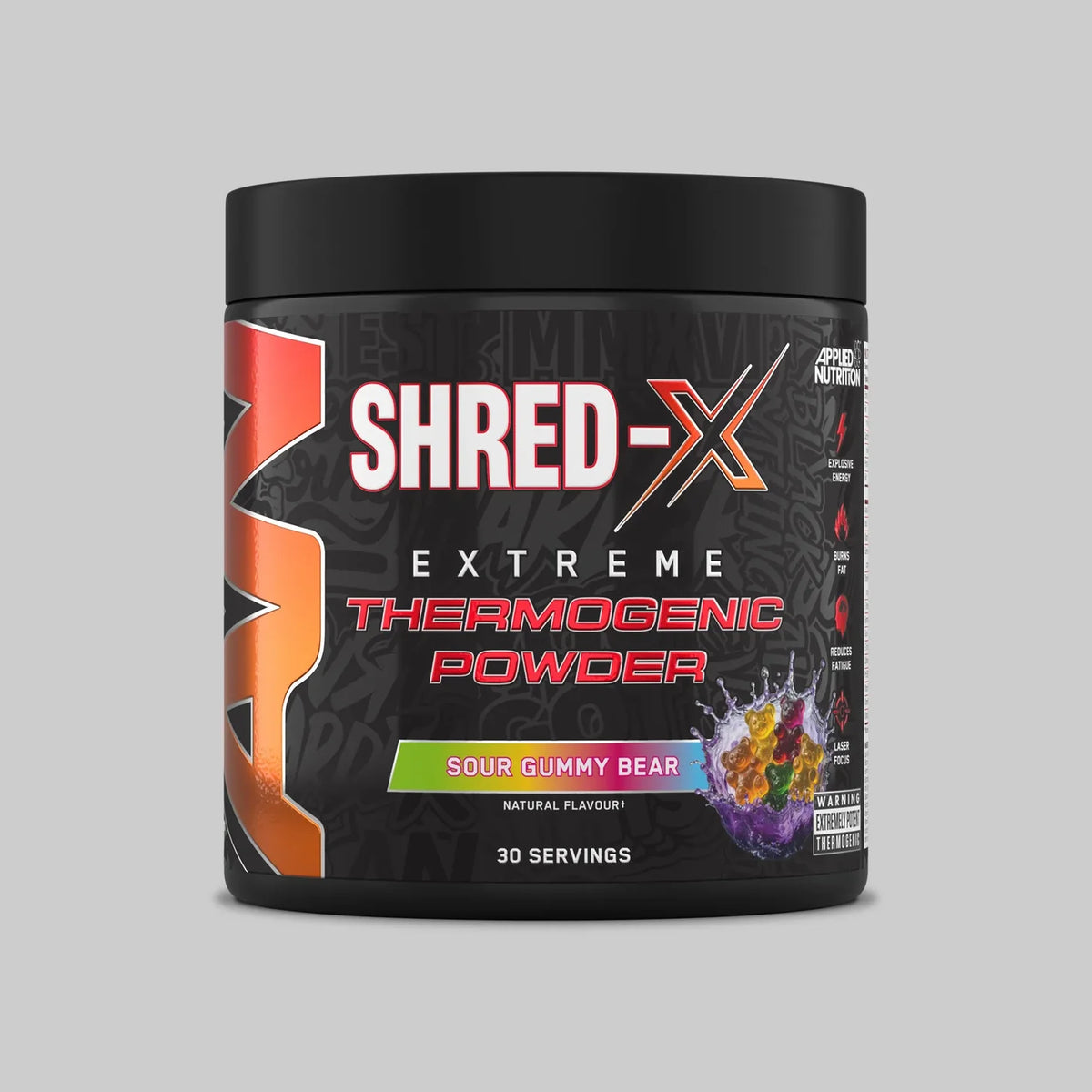 Shred-X Thermogenic Powder 300 g Sour Gummy Bear