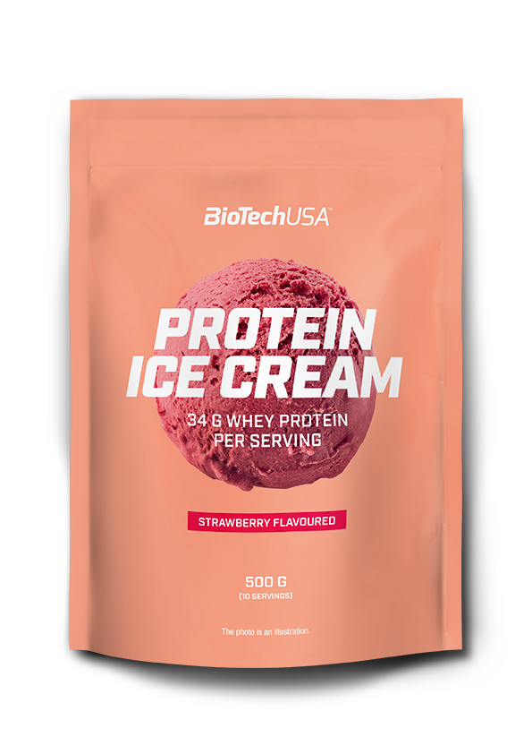 Protein Ice Cream Mix 500g Aardbei