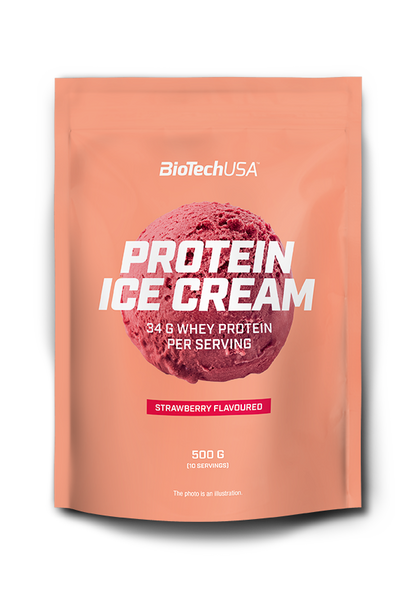 Protein Ice Cream Mix 500g Aardbei