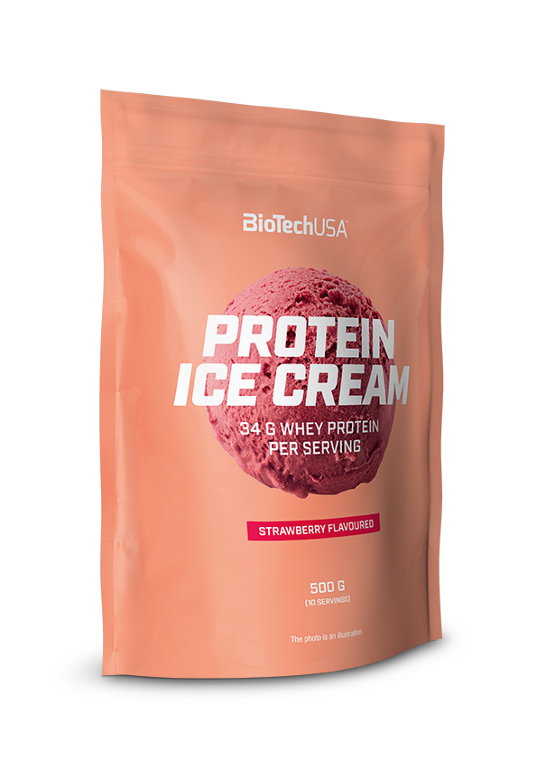 Protein Ice Cream Mix 500g Aardbei