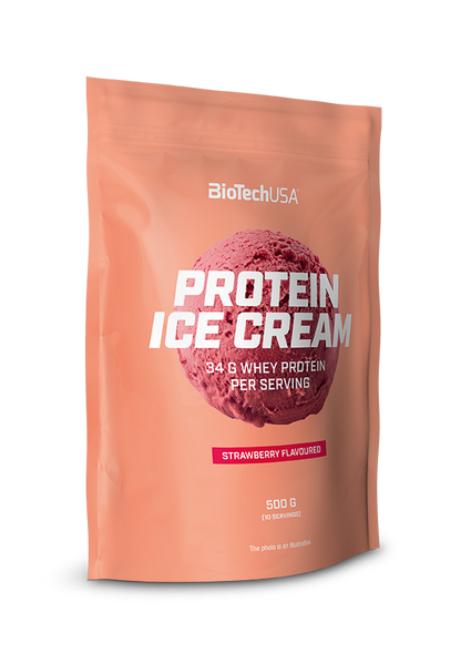 Protein Ice Cream Mix 500g Aardbei