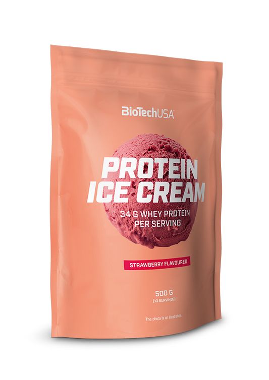 Protein Ice Cream Mix 500g Aardbei