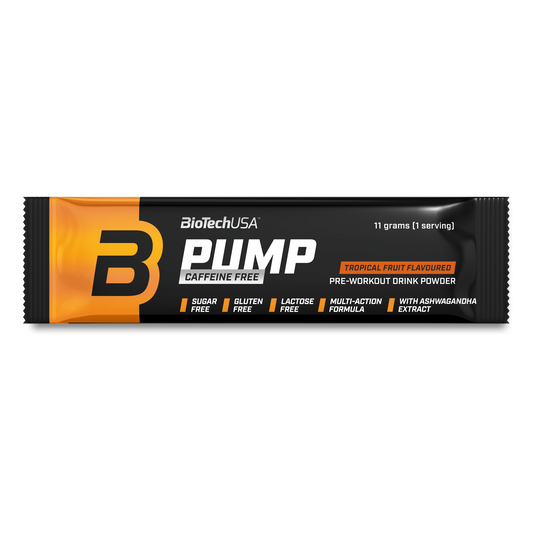 Pump Caffeine Free 11g sachet Tropisch Fruit