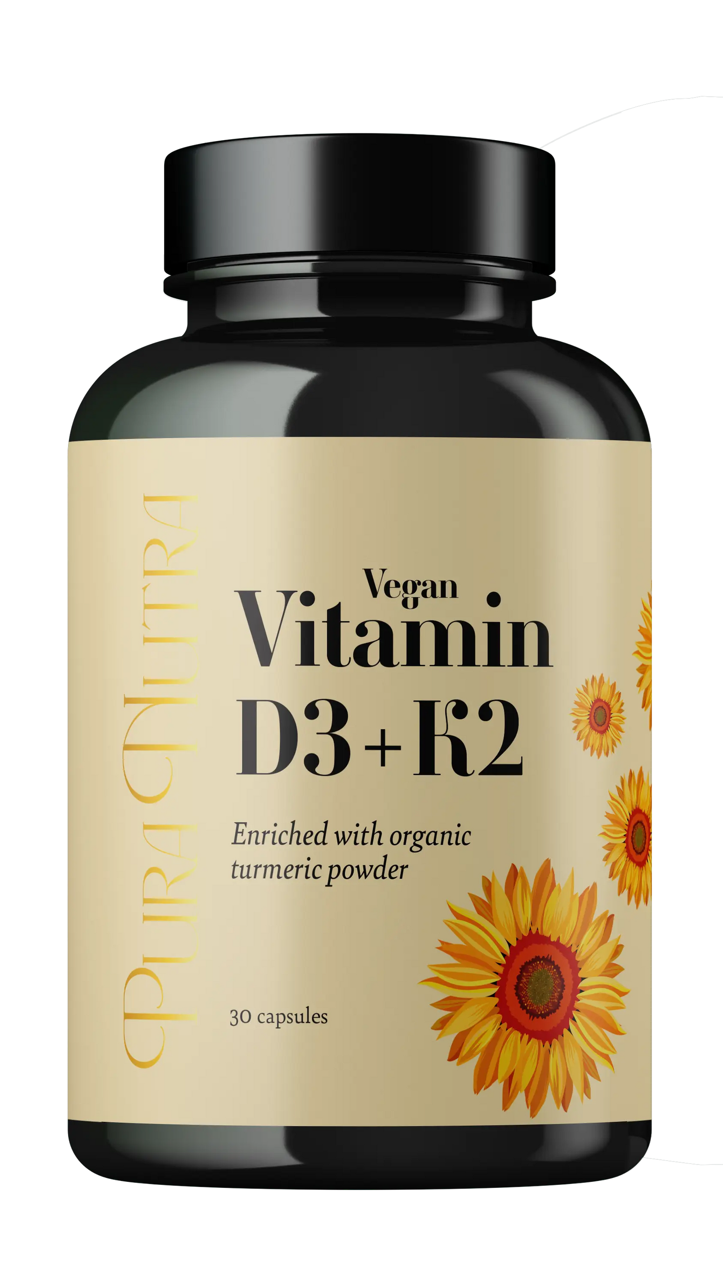 Vegan Vitamine D3 + K2 30 caps
