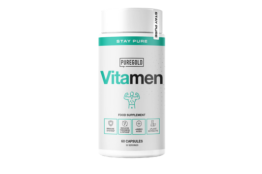 Pure Gold Vita Men – vitamines & mineralen, aminozuren + plantenextracten - 60 capsules