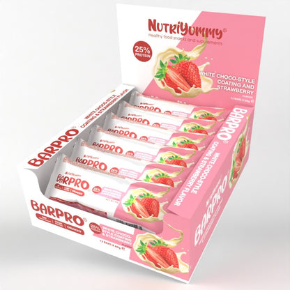 BarPro White Chocolate & Strawberry 720 g (doos van 12)
