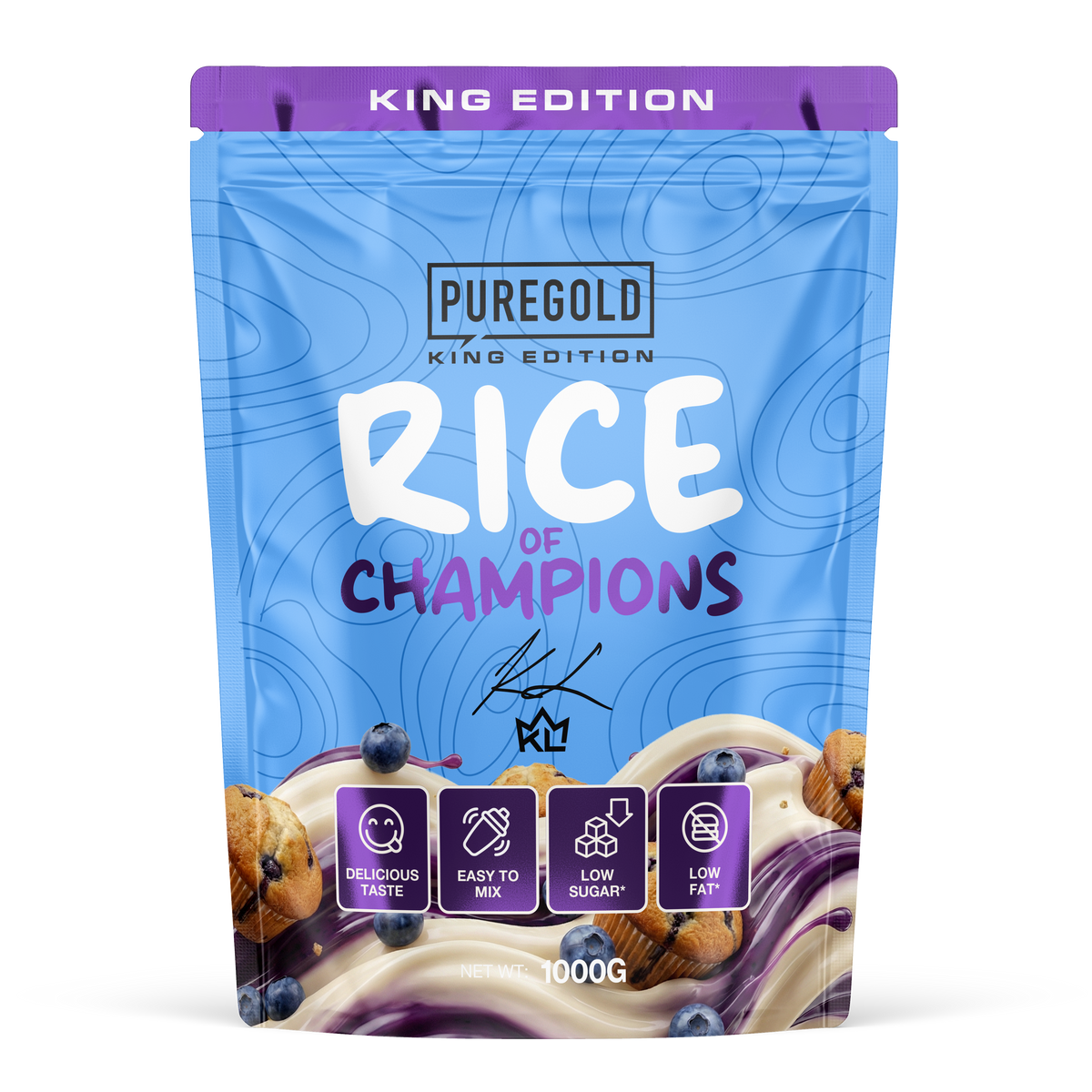 KING Rice of Champions Blueberry Muffin 1000g