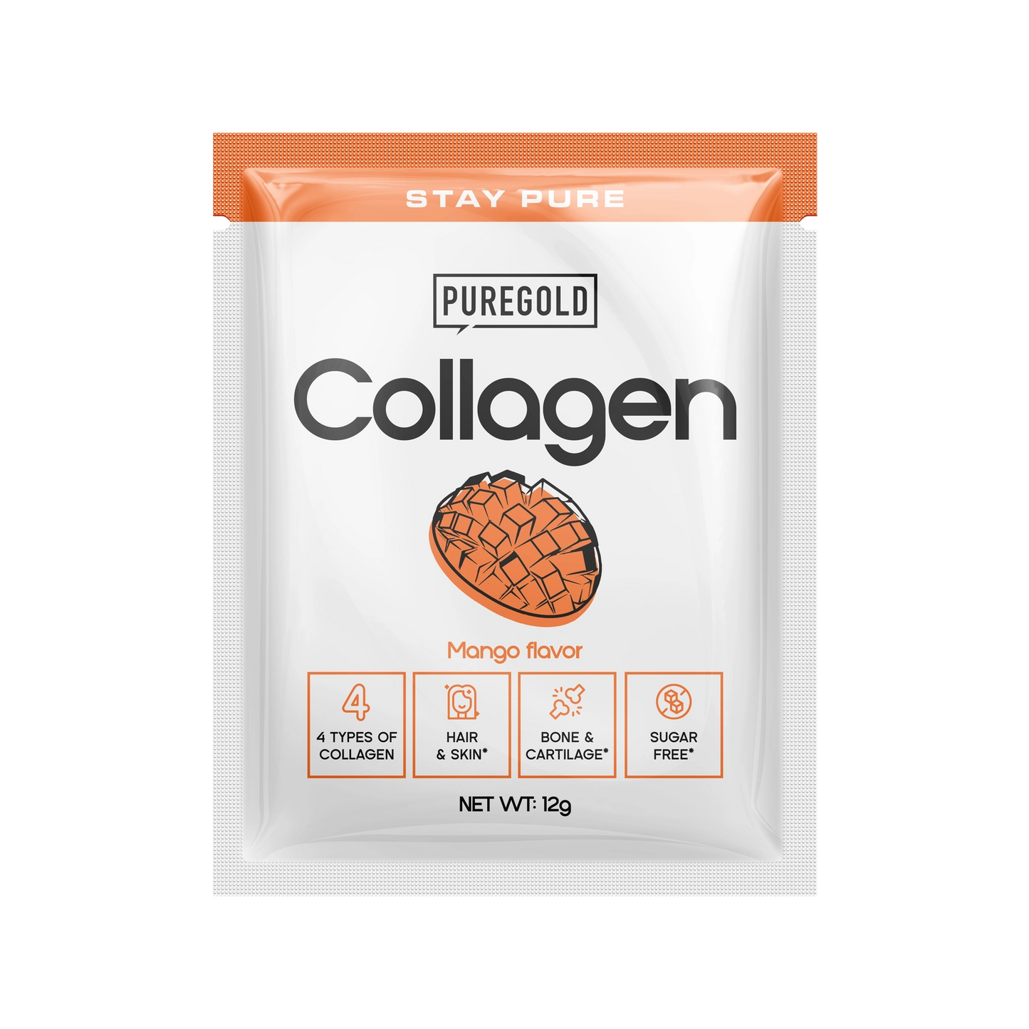 Bovine Collagen Mango 12g