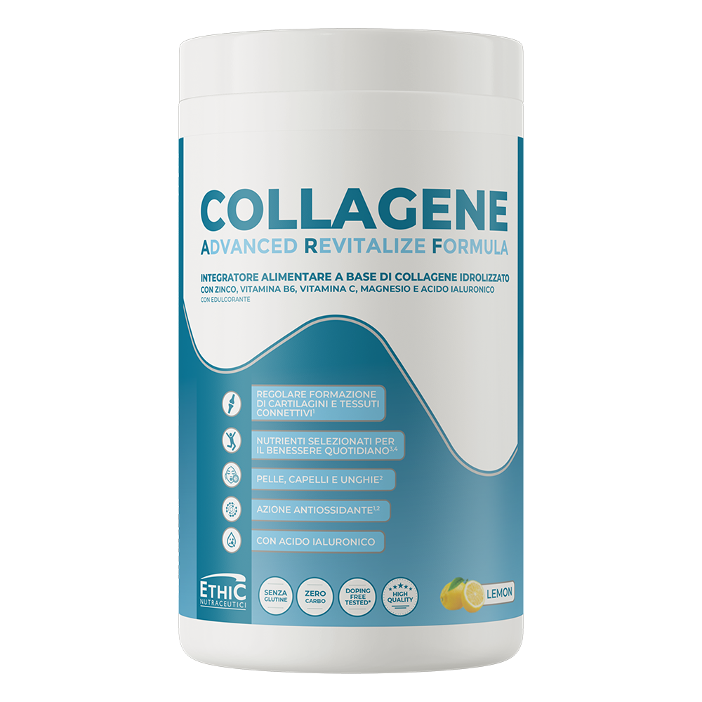 Collagene Citroen 400 g, Collageen + Vitamine C, Magnesium & Zink