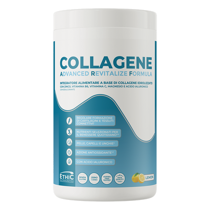 Collagene Citroen 400 g, Collageen + Vitamine C, Magnesium & Zink