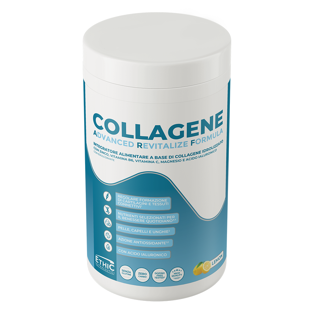 Collagene Citroen 400 g, Collageen + Vitamine C, Magnesium & Zink