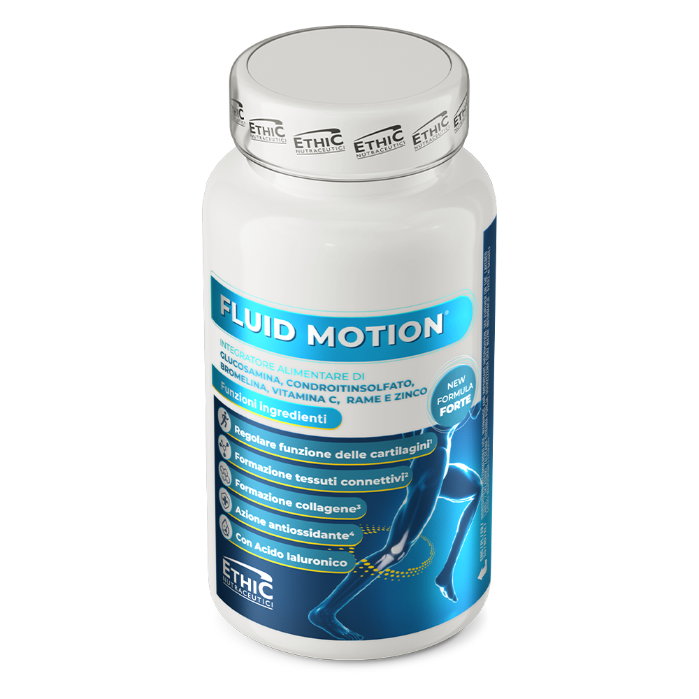 Fluid Motion – glucosamine + chondroïtine + hyaluronzuur, 60 capsules