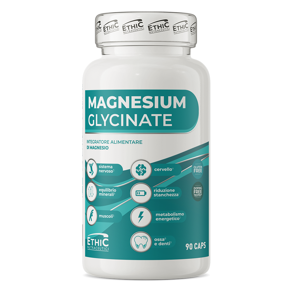 Magnesium Glycinate 90 Capsules, 400 mg Magnesium - Vegan