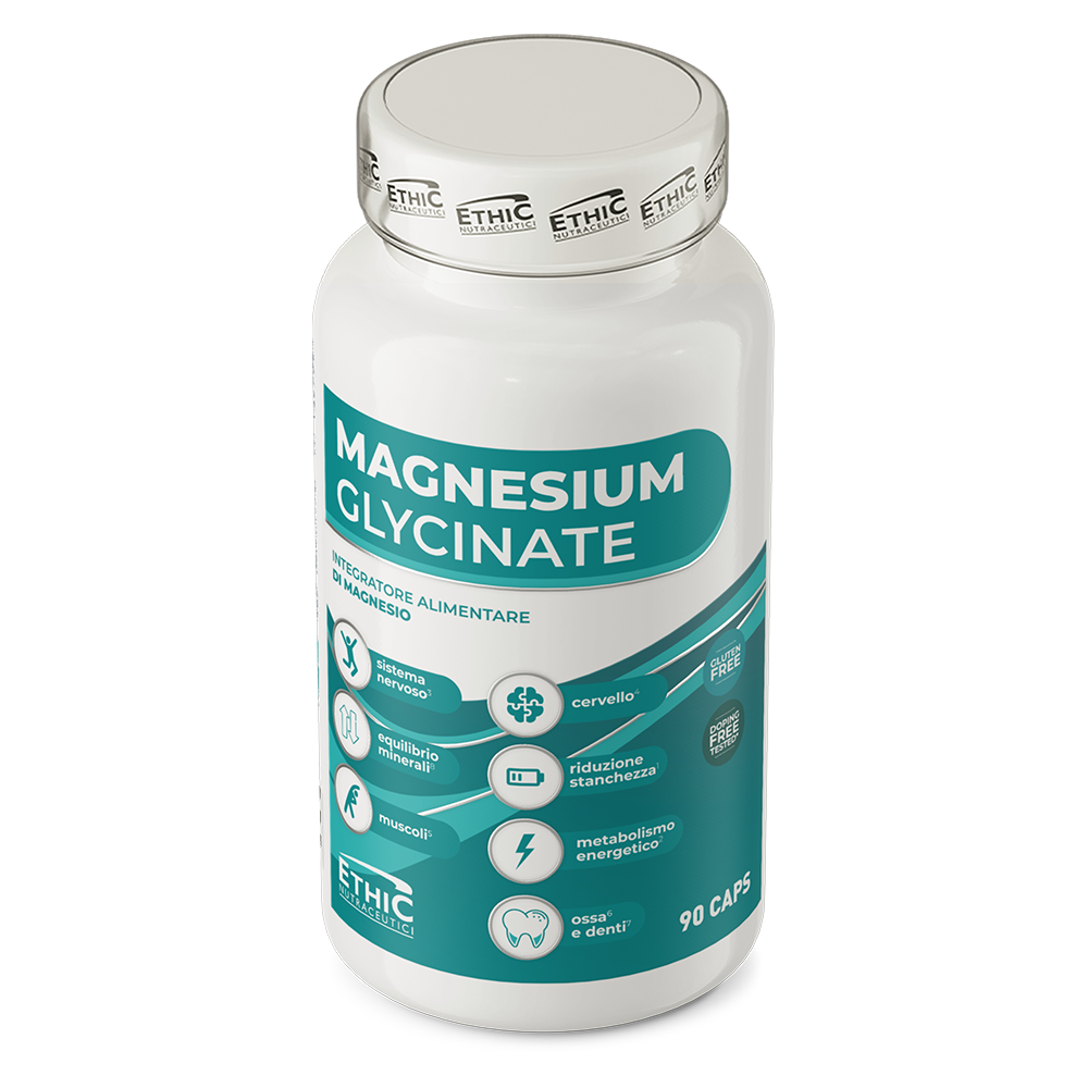 Magnesium Glycinate 90 Capsules, 400 mg Magnesium - Vegan