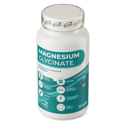 Magnesium Glycinate 90 Capsules, 400 mg Magnesium - Vegan