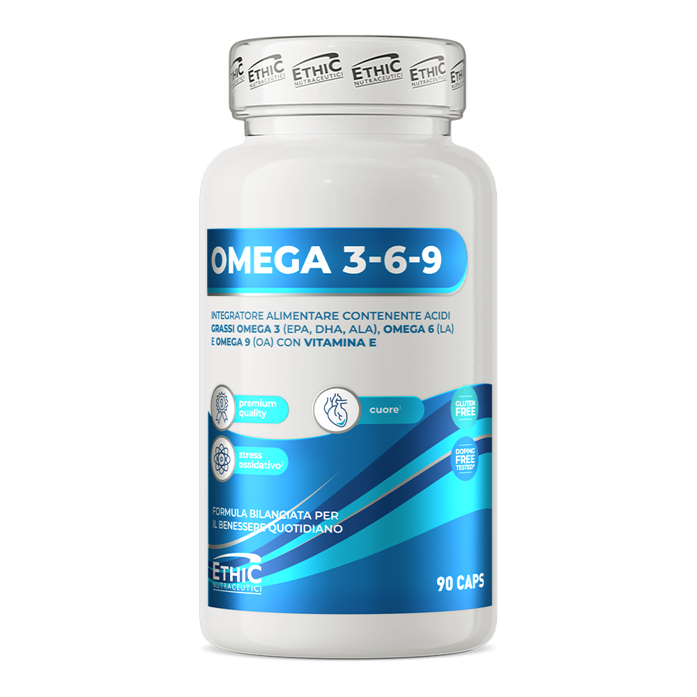 Omega 3-6-9 + Vitamine E 90 Softgels