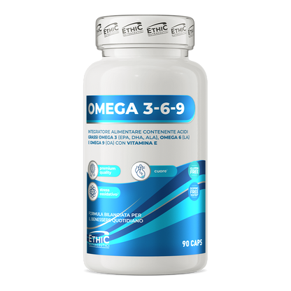 Omega 3-6-9 + Vitamine E 90 Softgels