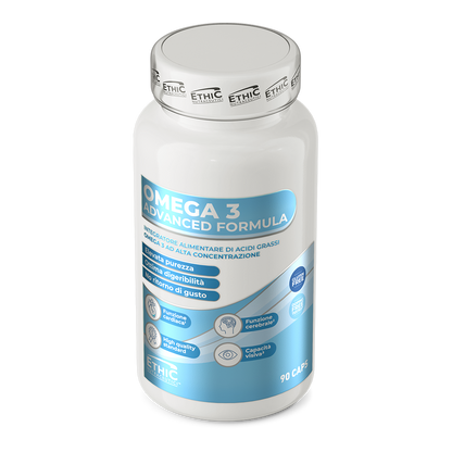 Omega 3 Advanced Formula 90 Softgels - 180 mg EPA + 120 mg DHA, Gluten Vrij