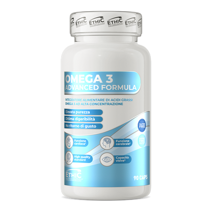 Omega 3 Advanced Formula 90 Softgels - 180 mg EPA + 120 mg DHA, Gluten Vrij