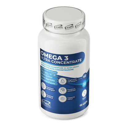 Omega 3 Ultra Concentrate – 500 mg EPA + 250 mg DHA, Gluten Vrij, 90 softgels