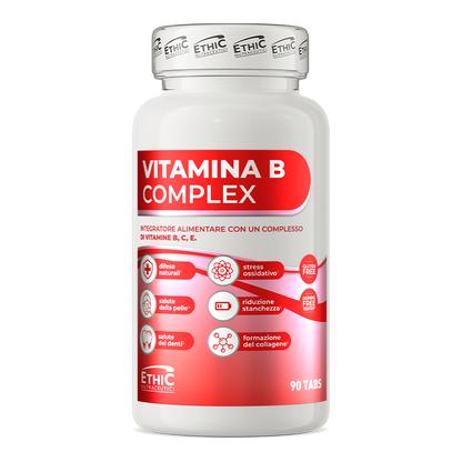 Vitamina B Complex – B‑vitaminen + vitamine C & E, 90 tabletten - Gluten Vrij