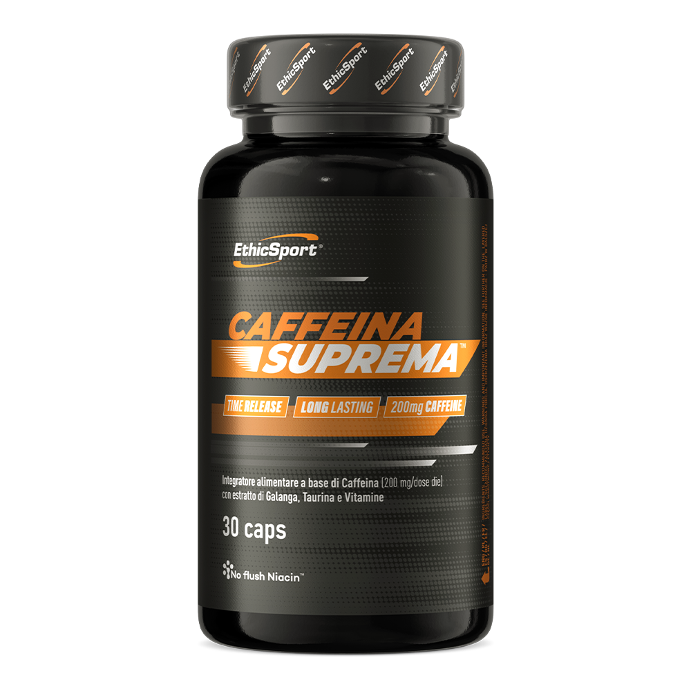 Caffeina Suprema 30 Capsules, 200 mg Cafeïne + Vitamine C & B‑Vitamines, Gluten Vrij