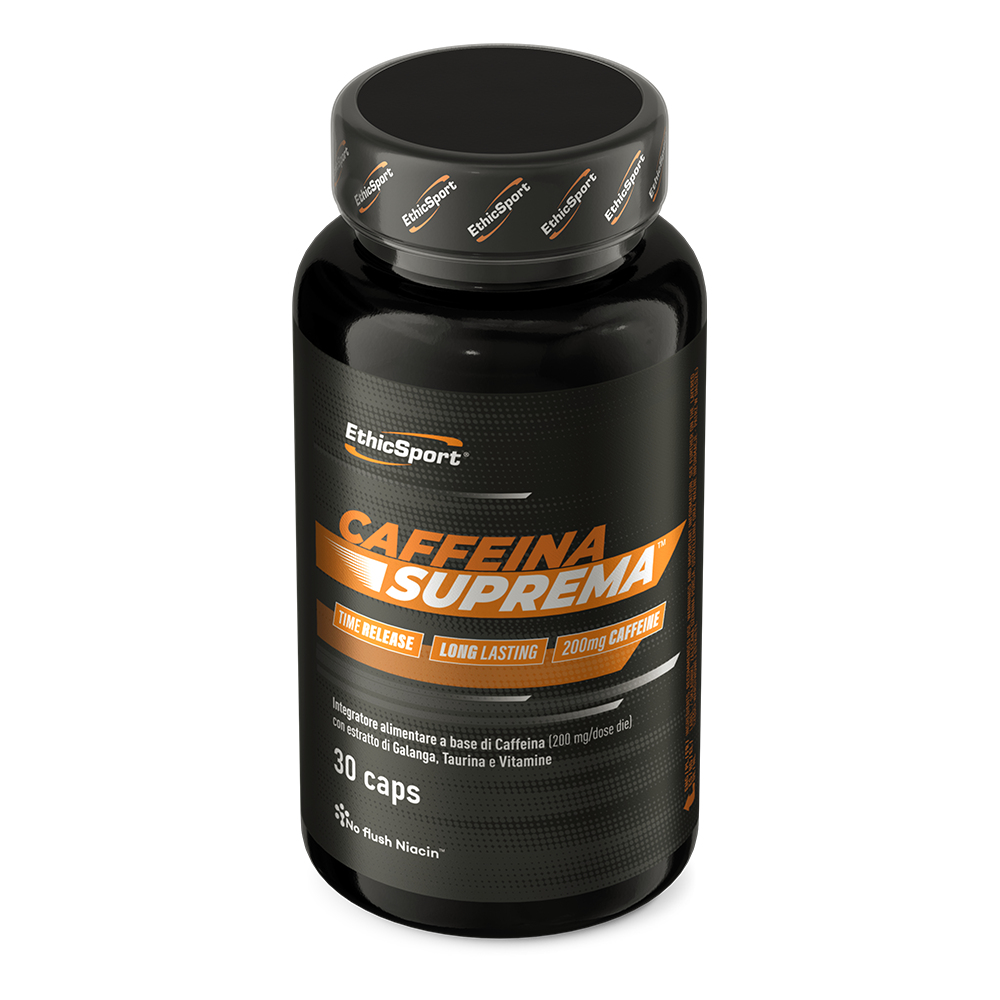 Caffeina Suprema 30 Capsules, 200 mg Cafeïne + Vitamine C & B‑Vitamines, Gluten Vrij