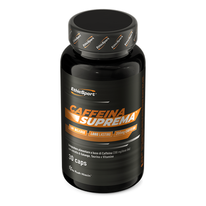 Caffeina Suprema 30 Capsules, 200 mg Cafeïne + Vitamine C & B‑Vitamines, Gluten Vrij