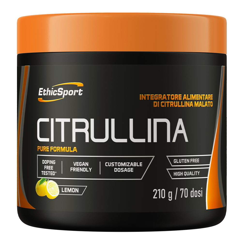 Citrulline Malaat Poeder Citroen 210 g, 2900 mg per portie - 70 porties