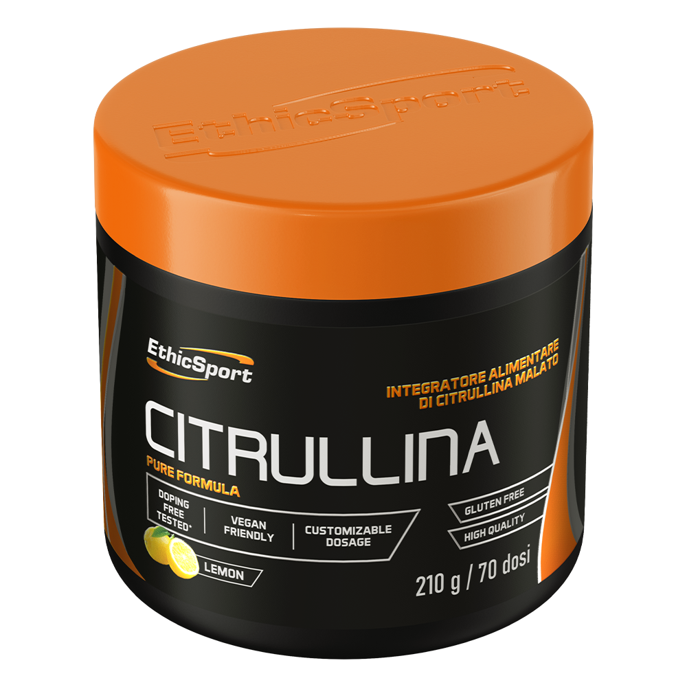 Citrulline Malaat Poeder Citroen 210 g, 2900 mg per portie - 70 porties