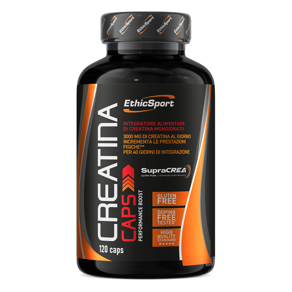 Creatina Creatine Monohydraat 120 Capsules - 3 g Creatine per Dagdosering, Gluten Vrij