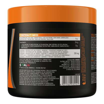 Creatina 5.0 – Crea3Power creatine + ATP, 300 g, Gluten Vrij - groene appel & grapefruit