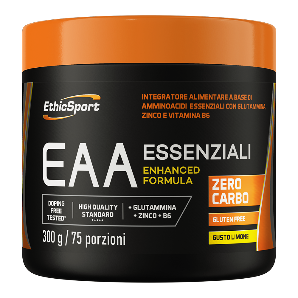 EAA Citroen 300 g - Essentiële Aminozuren + Zink & Vitamine B6, Gluten Vrij