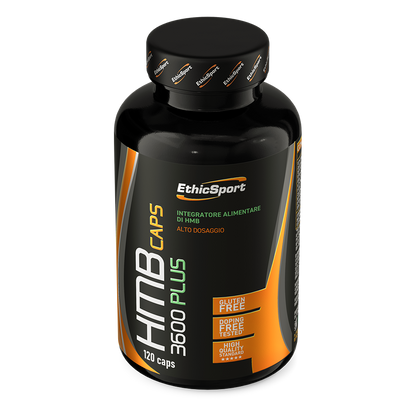 HMB 3600 Plus + Vitamine B6 120 Capsules, Gluten Vrij - 40 Porties