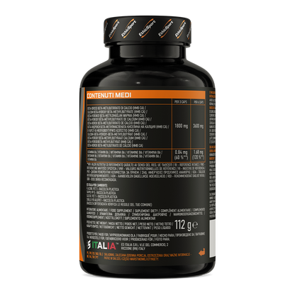 HMB 3600 Plus + Vitamine B6 120 Capsules, Gluten Vrij - 40 Porties