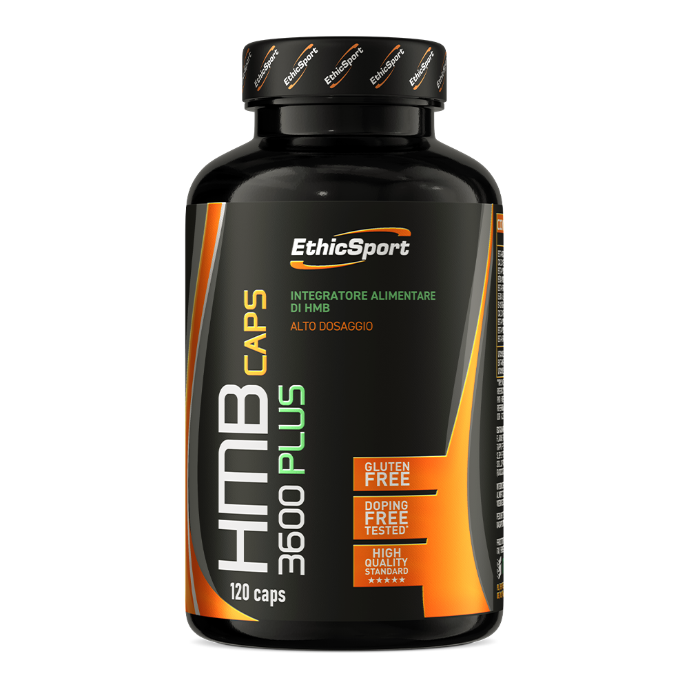 HMB 3600 Plus + Vitamine B6 120 Capsules, Gluten Vrij - 40 Porties