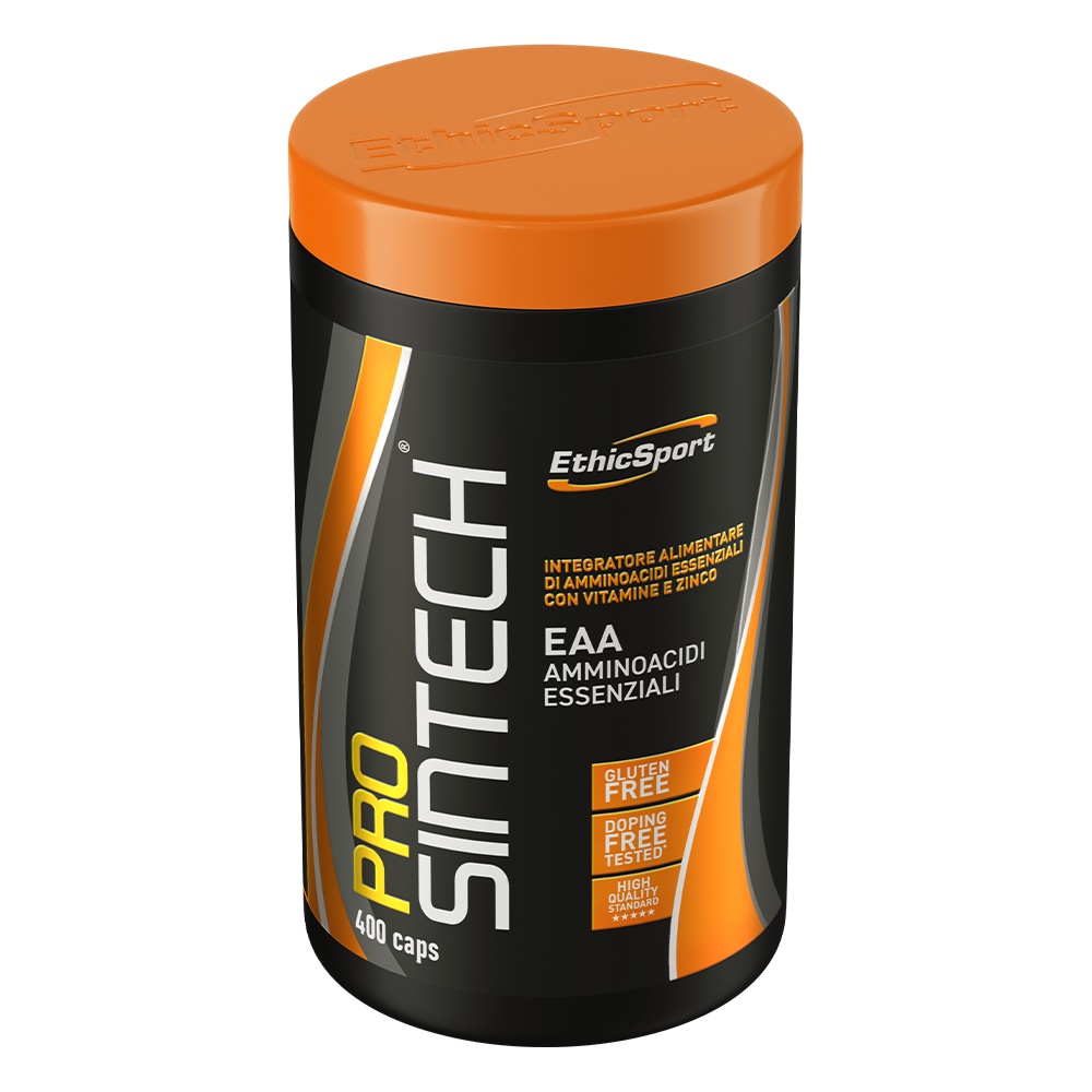 ProSintech EAA + BCAA 400 Capsules, B6, B1 & Zink, 66 Porties - Gluten Vrij