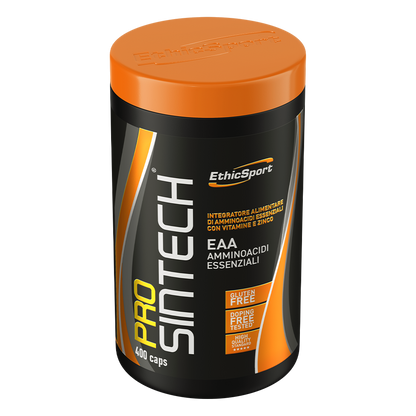 ProSintech EAA + BCAA 400 Capsules, B6, B1 & Zink, 66 Porties - Gluten Vrij