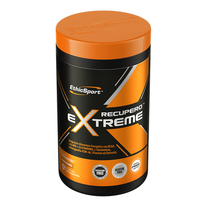 Recupero Extreme 400 g, Vegan, Post-Workout Mix met Koolhydraten + BCAA - Cafeïne & Aspartaam Vrij