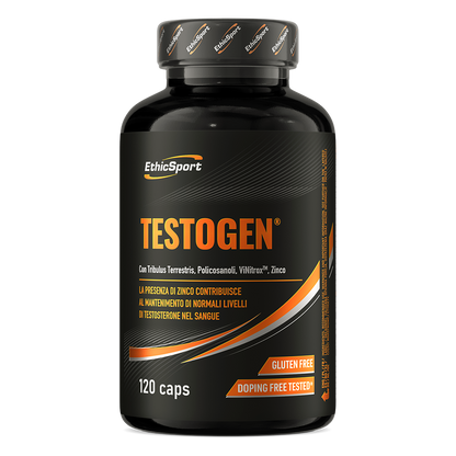 Testogen 120 Capsules, Tribulus 60% Saponinen + Zink & Magnesium - Gluten Vrij